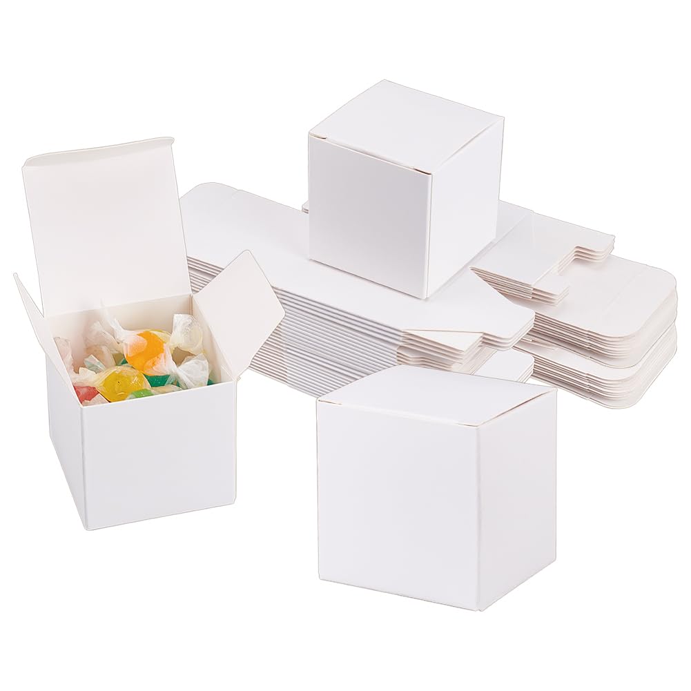 Amazon.com: BENECREAT 60PCS Gift Boxes White Paper Boxes Party